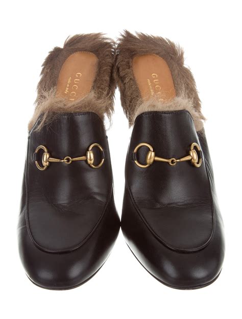 gucci fur shoes review|Gucci princetown mules on sale.